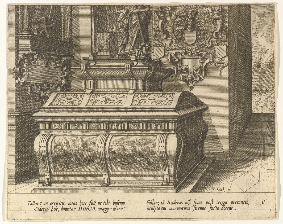 Cœnotaphiorum (11) by Hans Vredeman de Vries, print, 1563