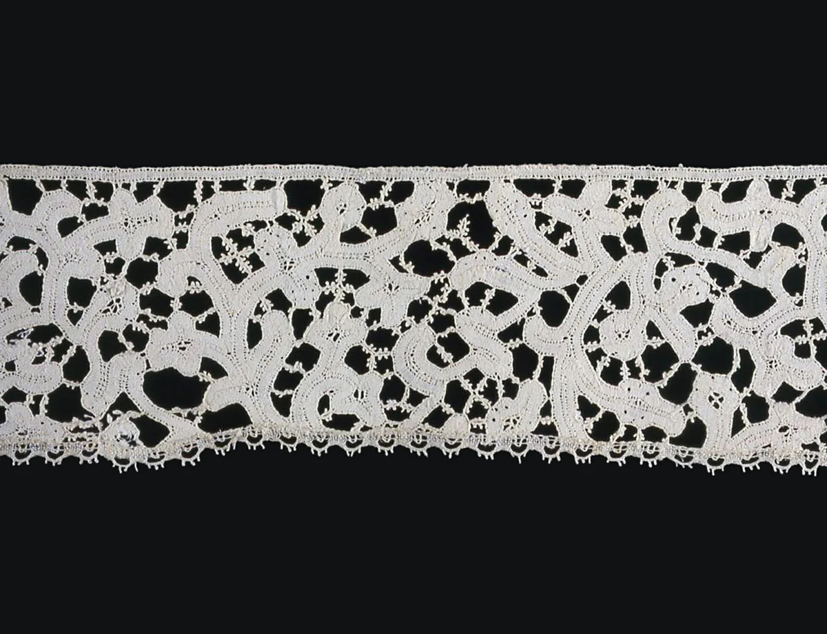 Fragment (Border) by Northern Italy, textile, 1701-1725