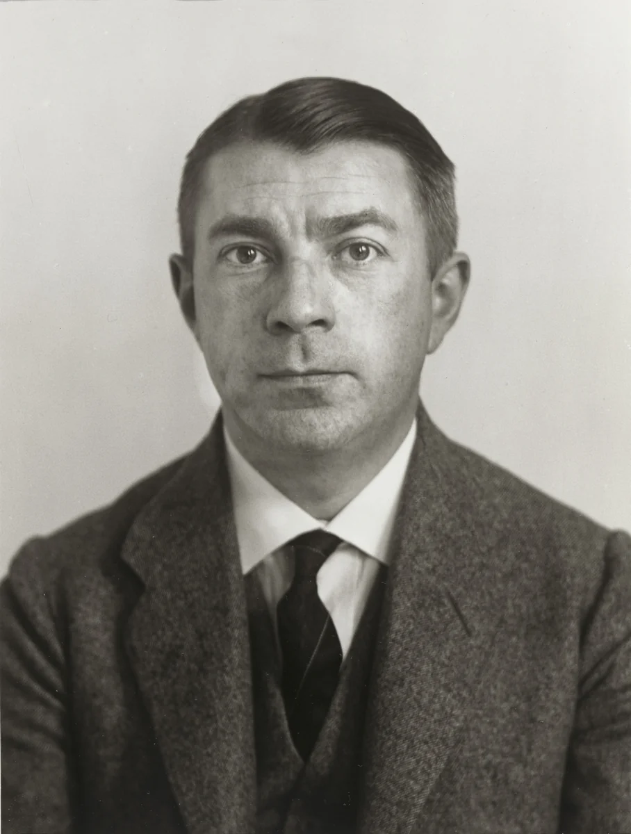 Composer [Hermann Unger] by August Sander, photograph, 1924
