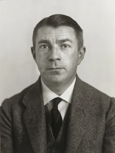 Composer [Hermann Unger] by August Sander, photograph, 1924