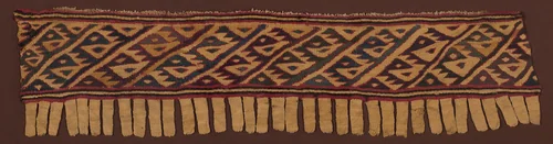 Fragment (Border) by Chancay, textile, 1000-1476