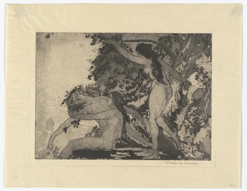 Maenads by Arthur B. Davies, print, 1918