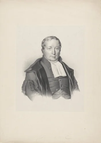 Portret van Gabinus de Wal by anonymous, print, 1822-1845
