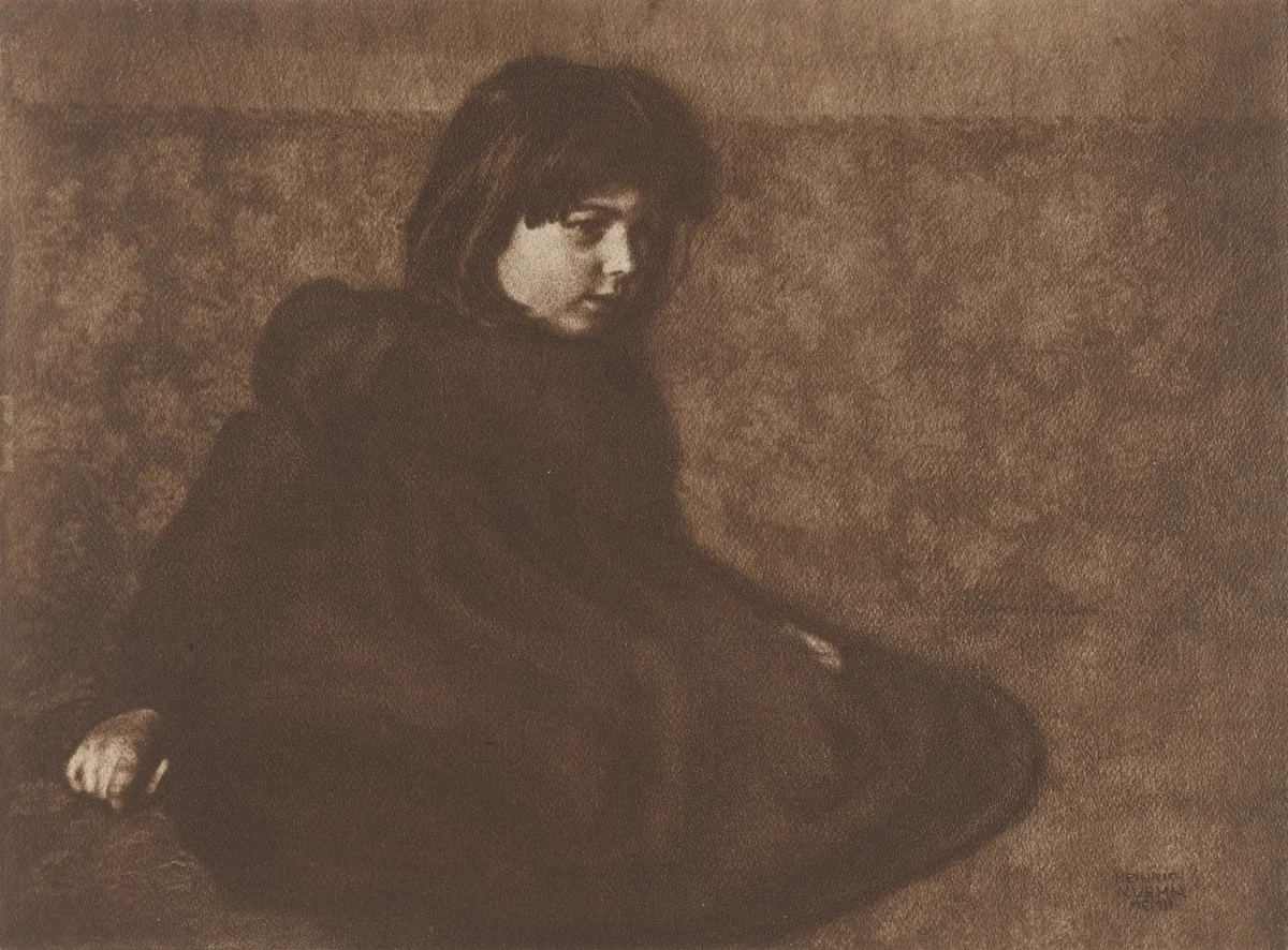 Bildnis by Heinrich Kühn, photograph, 1902