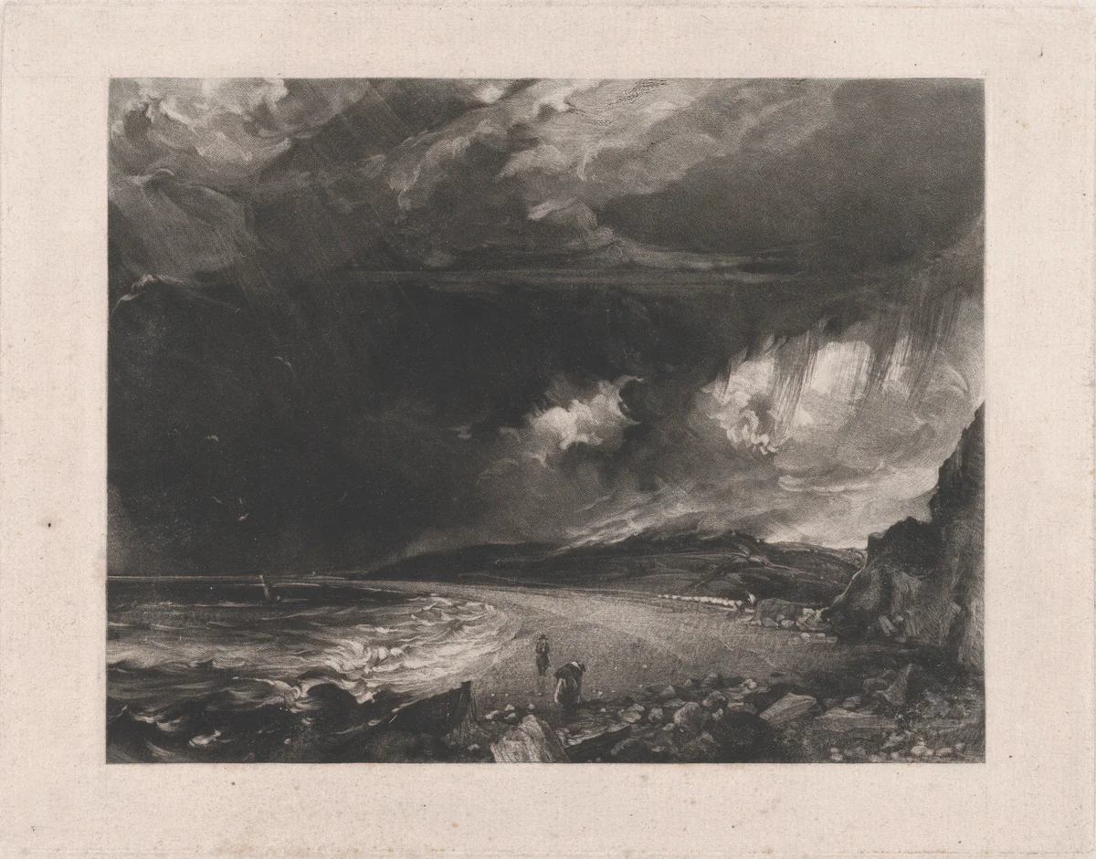 Weymouth Bay by David Lucas, print, 1830