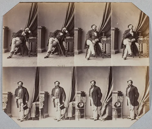 Napoléon Coste by André Adolphe-Eugène Disdéri, photograph, 1859