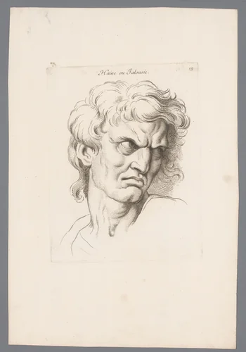 Haat of afgunst by Jean Audran, print, 1727