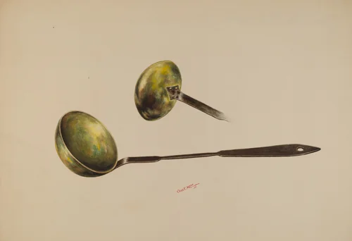 Ladle by Charles Moss, index of american design, 1938