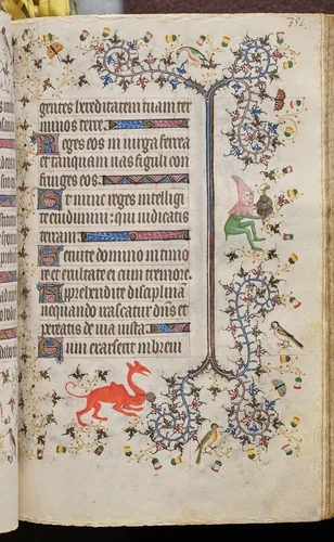 Hours of Charles the Noble, King of Navarre (1361-1425): fol. 171r, Text by Master of the Brussels Initials and Associates, book, 1400-1410