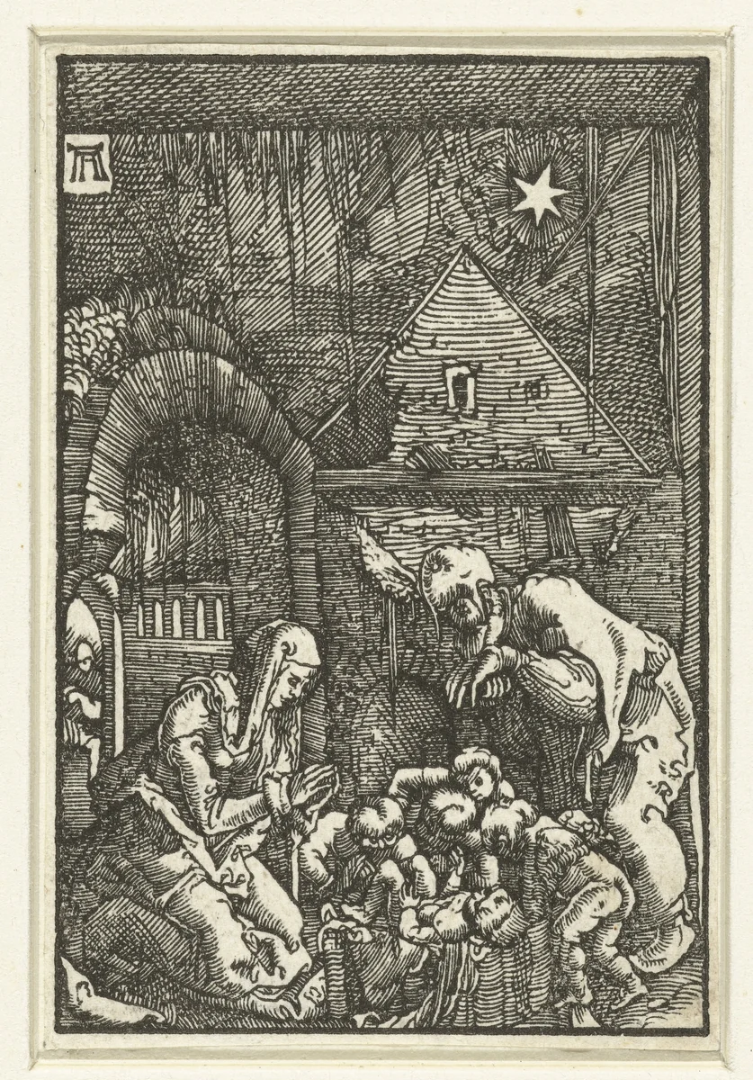 Geboorte van Christus by Unknown, print, 1506-1538