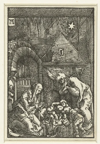 Geboorte van Christus by Unknown, print, 1506-1538