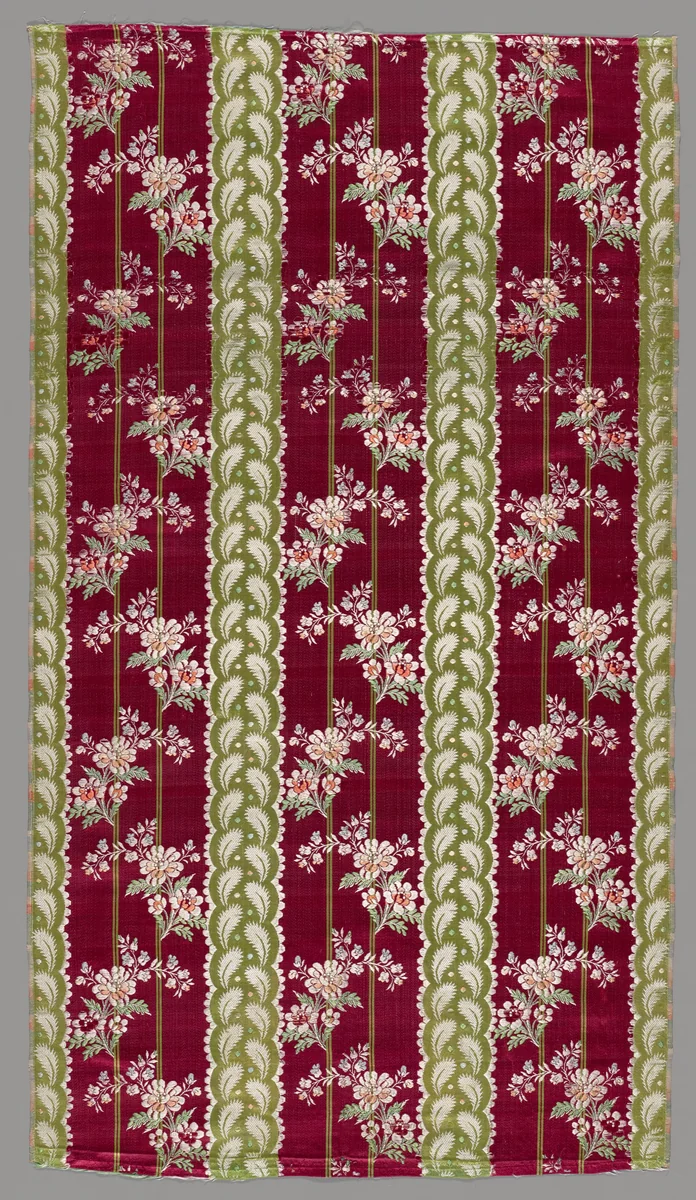 Length of Woven Silk by France, Lyon, textile, 1770-1775