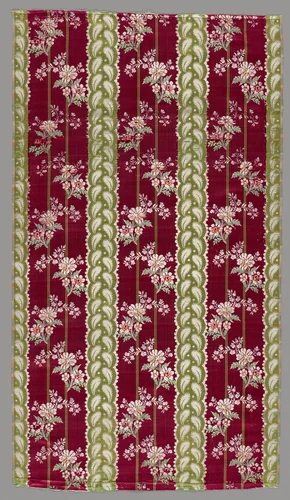 Length of Woven Silk by France, Lyon, textile, 1770-1775
