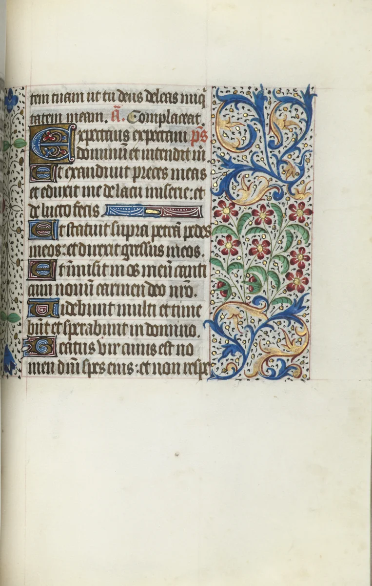 Book of Hours (Use of Rouen): fol. 125r by Master of the Geneva Latini, book, 1465-1475