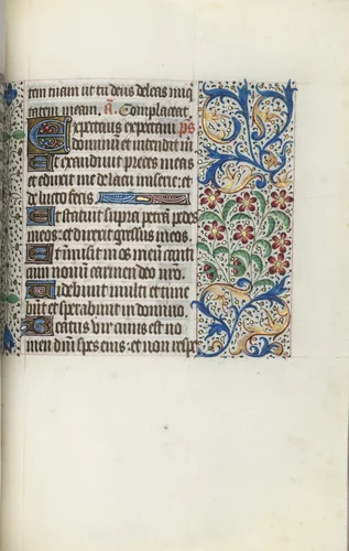 Book of Hours (Use of Rouen): fol. 125r by Master of the Geneva Latini, book, 1465-1475