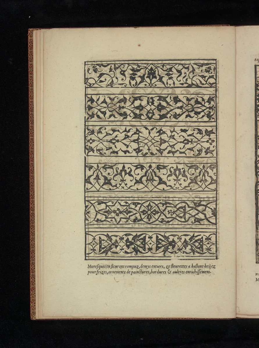 Livre de Moresques, page 2 (recto) by Francesco di Pellegrino, book, 1546