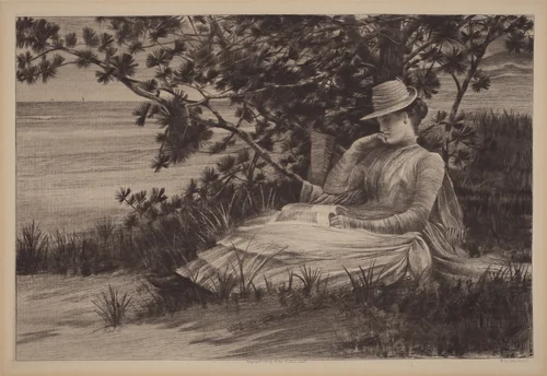 Revery by William Saint John Harper, print, 1888