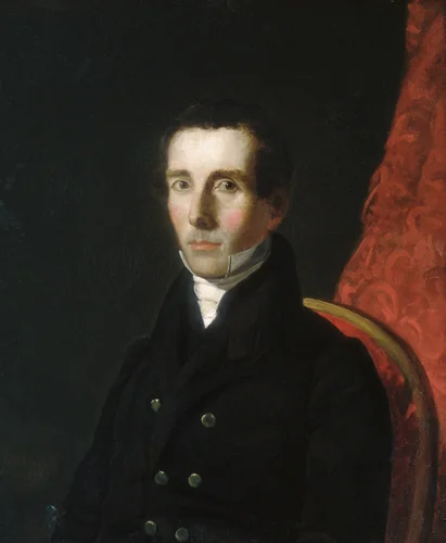 Moses Pond by George P. A. Healy, artwork, 1832