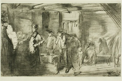 The Forge by James McNeill Whistler, print, 1861
