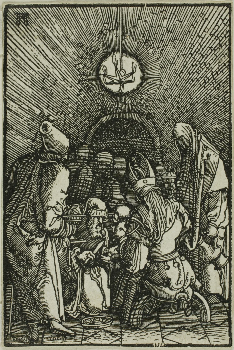 The Circumcision, from The Fall and Redemption of Man by Albrecht Altdorfer, print, 1510-1518