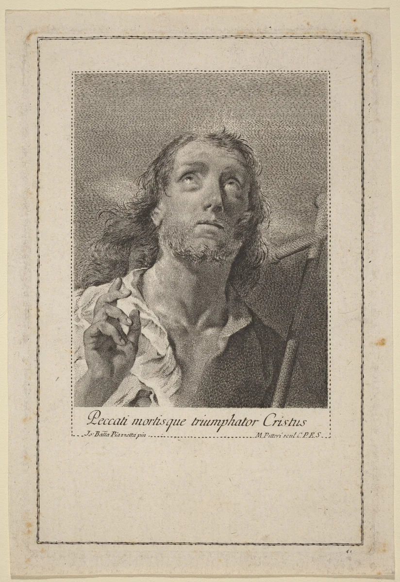 Peccati Mortisque Triumphor Christus by Marco Alvise Pitteri, print, 1702-1786