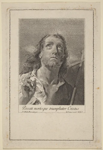 Peccati Mortisque Triumphor Christus by Marco Alvise Pitteri, print, 1702-1786