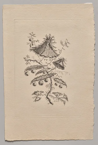 Persian Flowers by Jean Baptiste Pillement, print, 1755