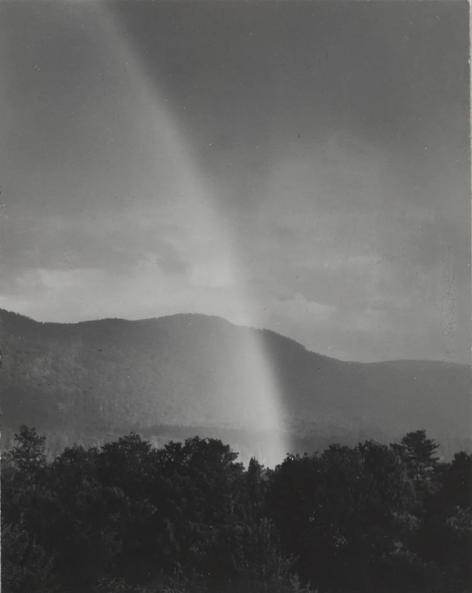 Rainbow, Lake George by Alfred Stieglitz, photograph, 1920