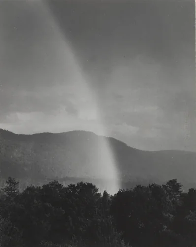 Rainbow, Lake George by Alfred Stieglitz, photograph, 1920