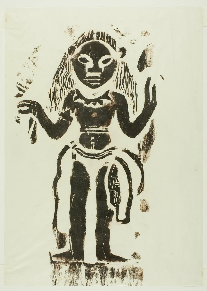 Hina by Paul Gauguin, print, 1891-1893