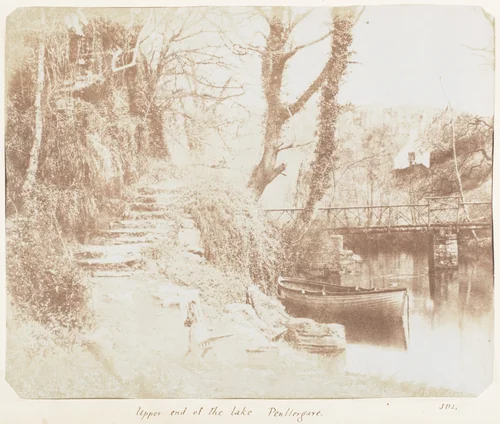 Upper End of the Lake Penllergare by John Dillwyn Llewelyn, photograph, 1853-1856