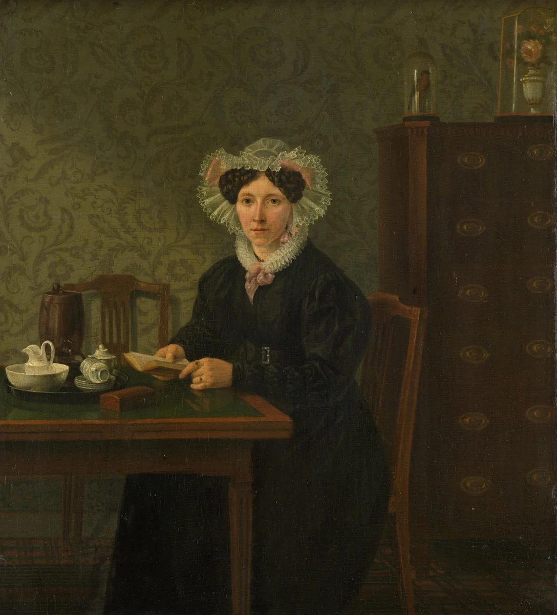 Portrait of a Woman by Willem Uppink, painting, 1833