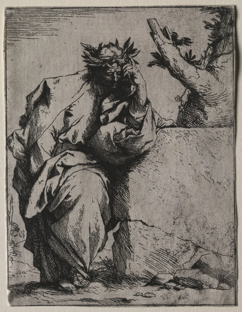 Virgil by Jusepe de Ribera, print, 1615-1626