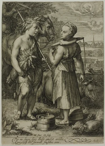 Summer, from The Four Seasons by Jan Saenredam, print, 1601