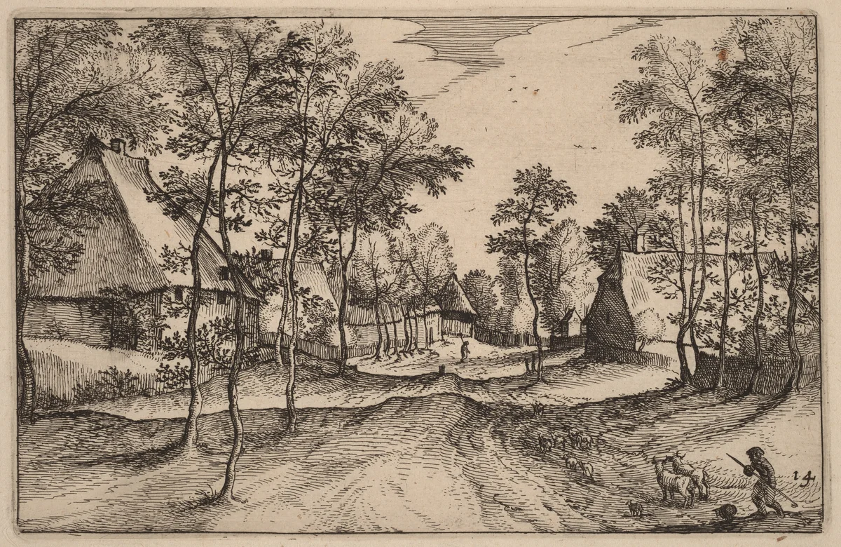 Village Road by Claes Jansz Visscher
Johannes van Doetechum the Elder
Lucas van Doetechum
Master of the Small Landscapes, print, 1612