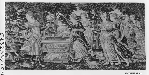 Valance with The Story of Moses by Bernard Salomon, textile, 1595-1605