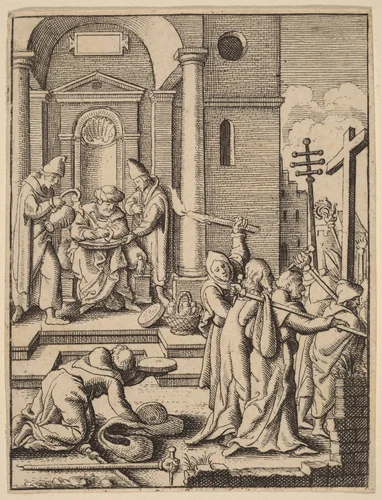 The Washing of Hands by Wenceslaus Hollar
Hans Holbein the younger, print, 1607-1677
