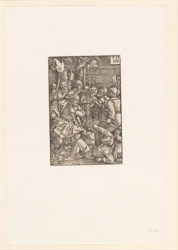 Gevangenneming van Christus by anonymous, print, 1535