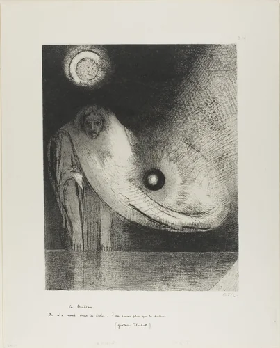 The Buddha by Odilon Redon, print, 1895