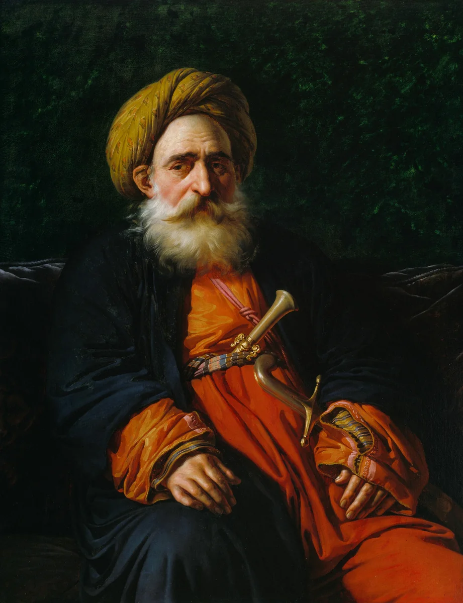 Portrait of the Katchef Dahouth, Christian Mameluke by Anne-Louis Girodet de Roussy-Trioson, painting, 1804