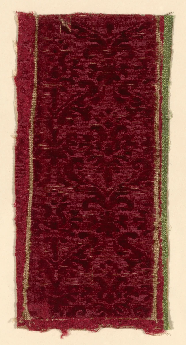 Fragment by Italy, textile, 1575-1600