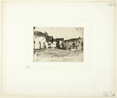 Liverdun by James McNeill Whistler, print, 1858