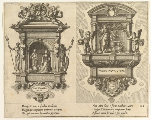 Cœnotaphiorum (22) by Hans Vredeman de Vries, print, 1563