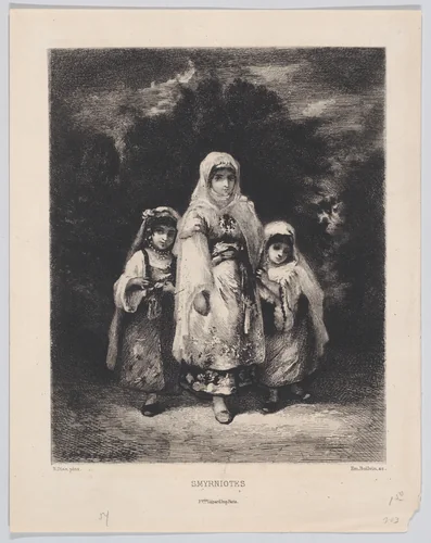 Smyrniotes by Emile Boilvin, print, 1873