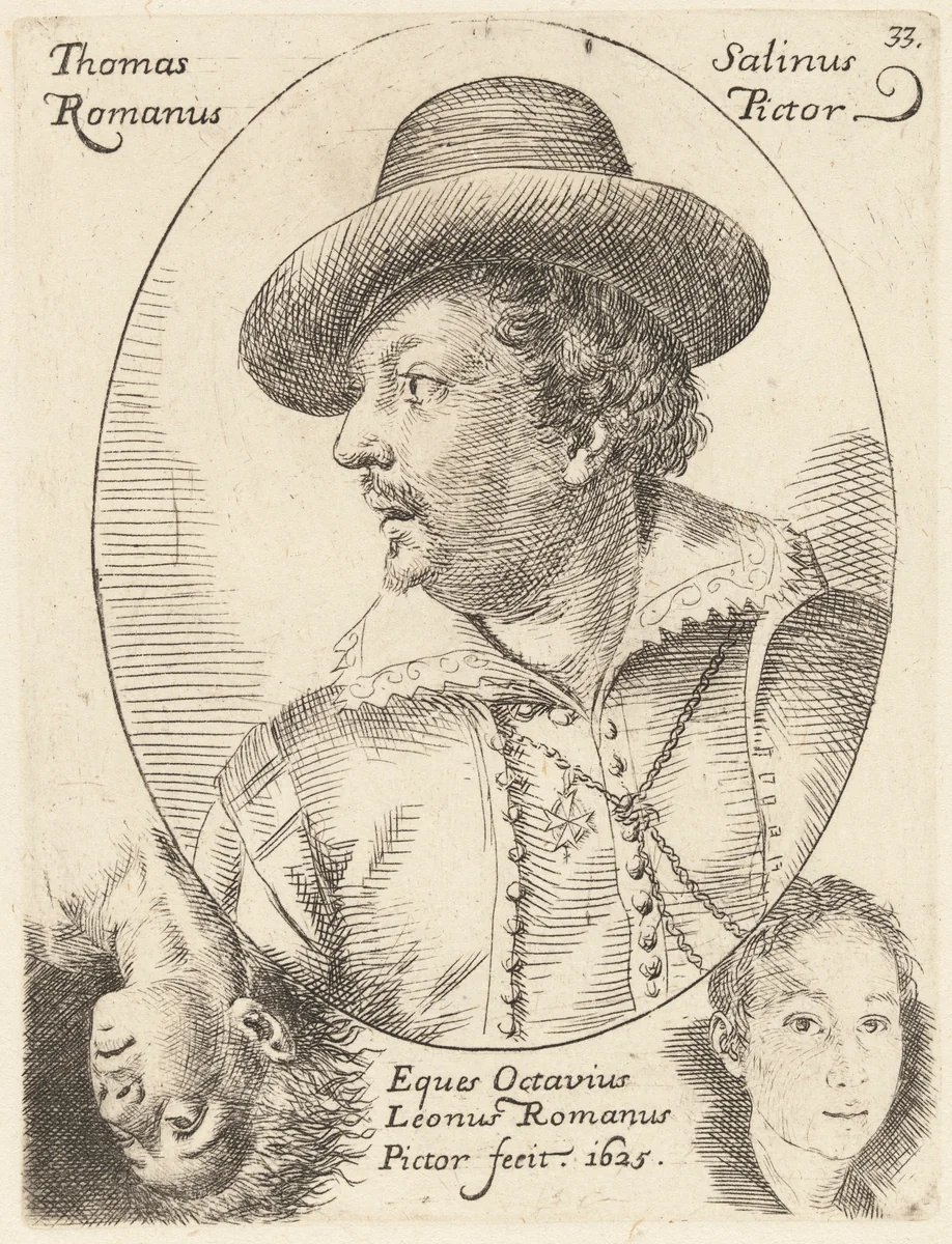 Tommaso Salini by Ottavio Leoni, print, 1625