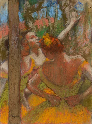 Dancers by Edgar Degas, drawing, 1891-1901