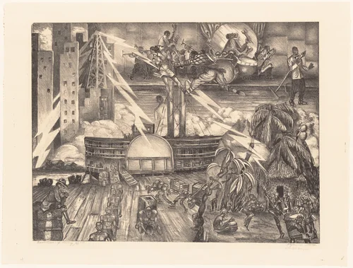 Evolution of Swing by Raymond Steth, print, 1939