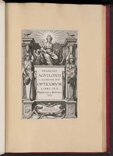 Title Page for François d'Aguilon's "Opticorum Libri Sex" by Theodor Galle
Sir Peter Paul Rubens, print, 1613