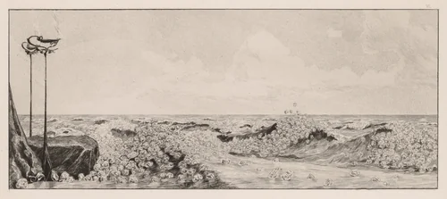 A Glove: Homage by Max Klinger, print, 1880