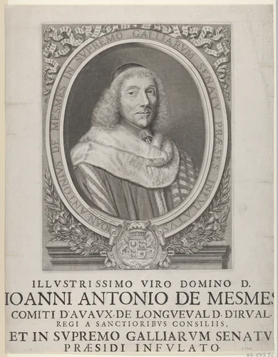 Jean-Antoine de Mesmes by Robert Nanteuil, print, 1658